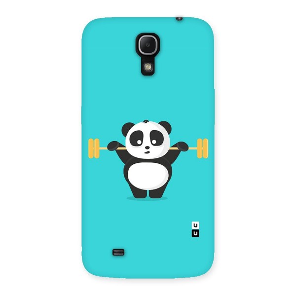 Cute Weightlifting Panda Back Case for Galaxy Mega 6.3