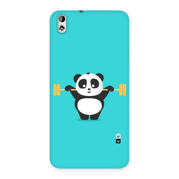 Cute Weightlifting Panda Back Case for HTC Desire 816s