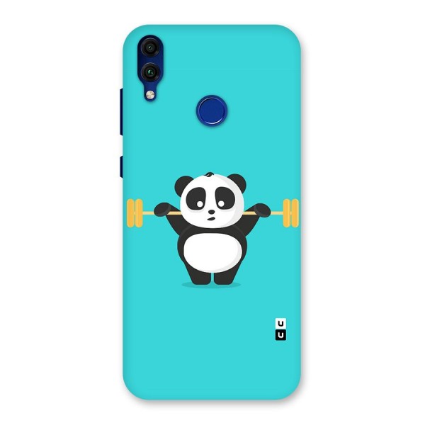 Cute Weightlifting Panda Back Case for Honor 8C