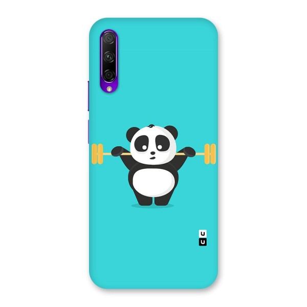 Cute Weightlifting Panda Back Case for Honor 9X Pro