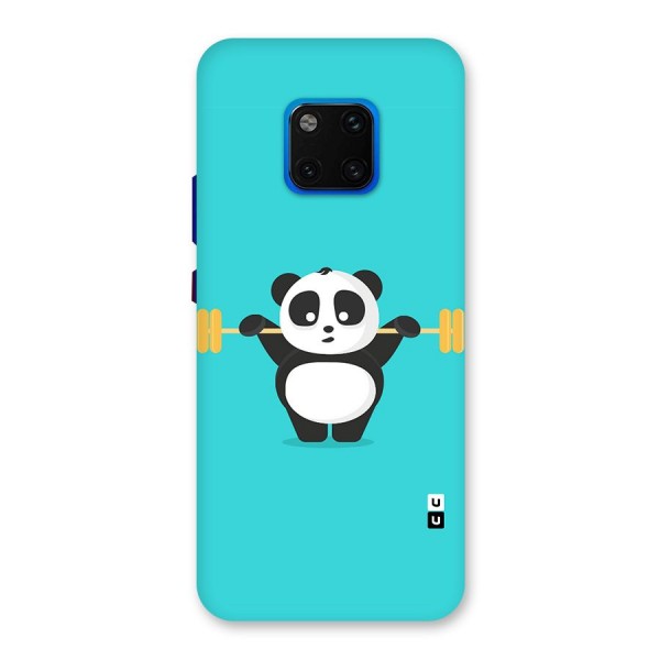 Cute Weightlifting Panda Back Case for Huawei Mate 20 Pro