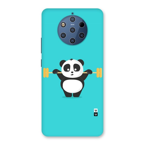 Cute Weightlifting Panda Back Case for Nokia 9 PureView