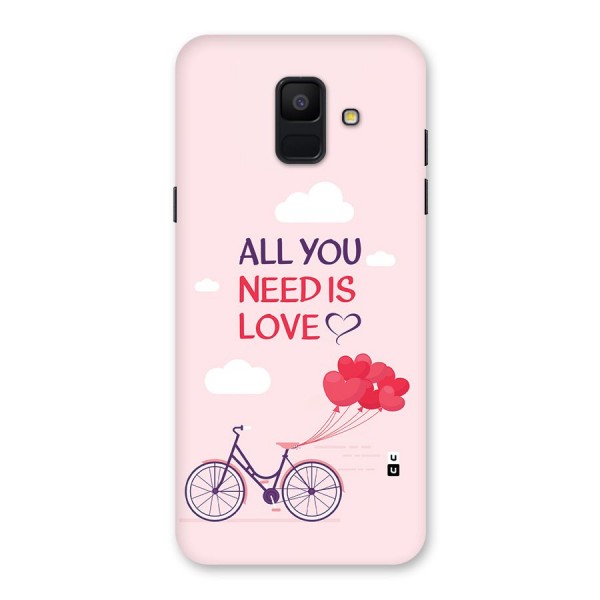 Cycle Of Love Back Case for Galaxy A6 (2018)