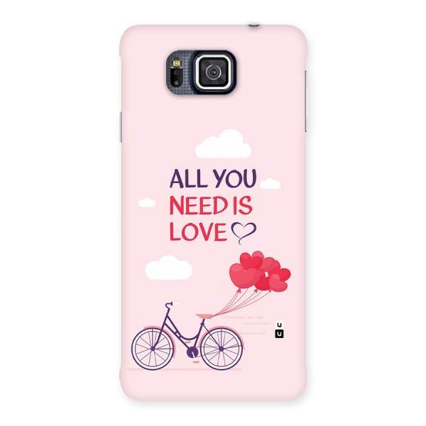 Cycle Of Love Back Case for Galaxy Alpha