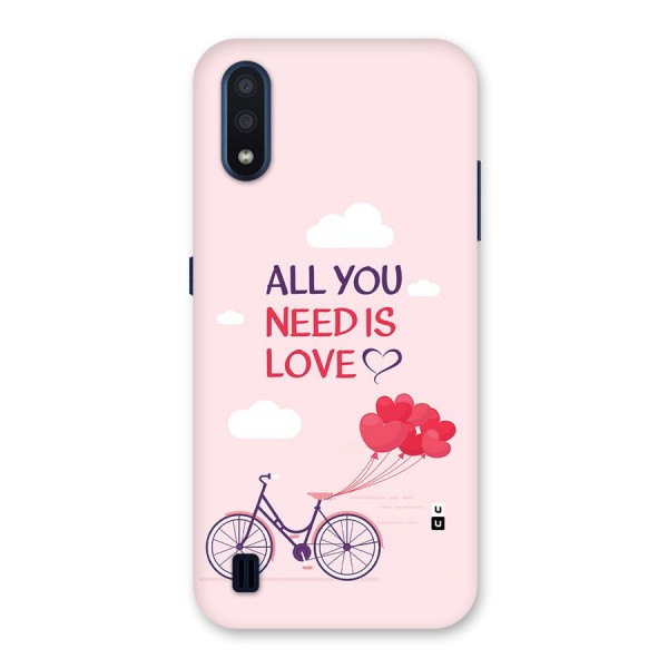 Cycle Of Love Back Case for Galaxy M01