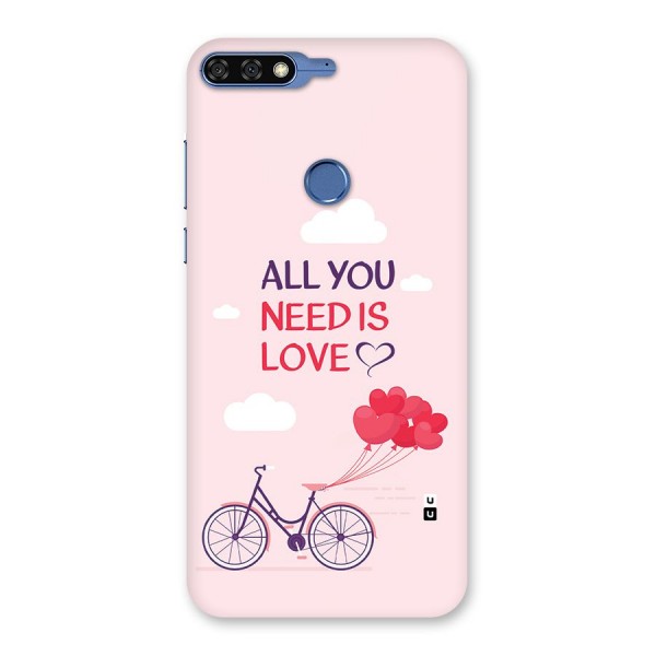 Cycle Of Love Back Case for Honor 7C