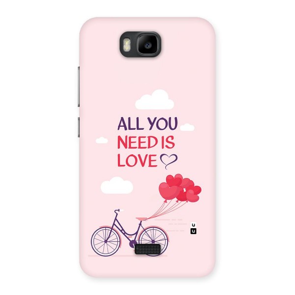 Cycle Of Love Back Case for Honor Bee