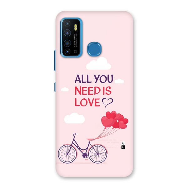 Cycle Of Love Back Case for Infinix Hot 9