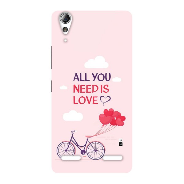 Cycle Of Love Back Case for Lenovo A6000 Plus