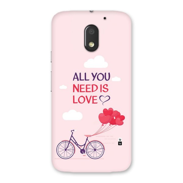 Cycle Of Love Back Case for Moto E3 Power