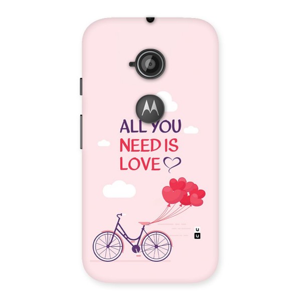 Cycle Of Love Back Case for Moto E 2nd Gen