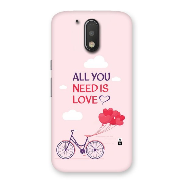 Cycle Of Love Back Case for Moto G4