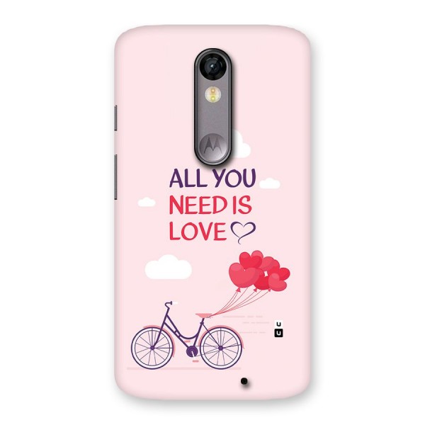 Cycle Of Love Back Case for Moto X Force