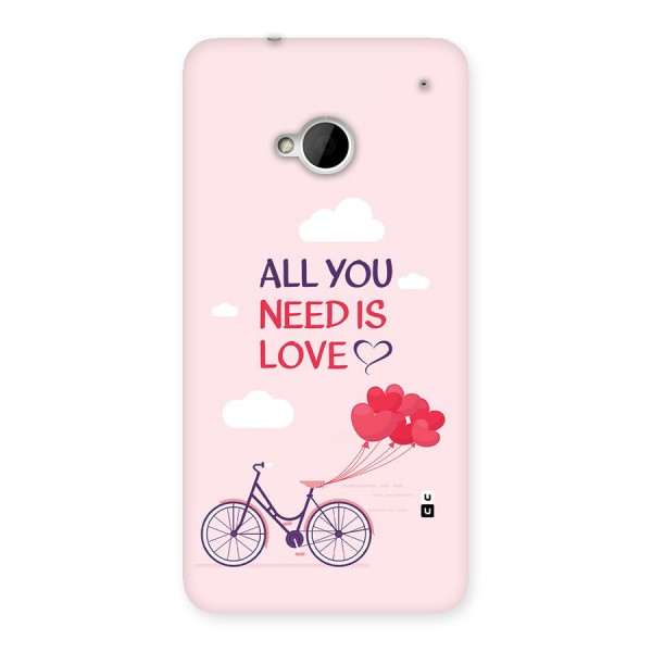Cycle Of Love Back Case for One M7 (Single Sim)
