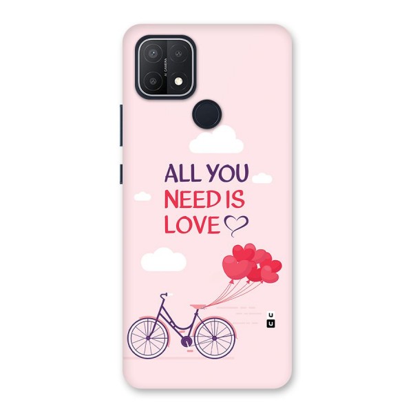 Cycle Of Love Back Case for Oppo A15