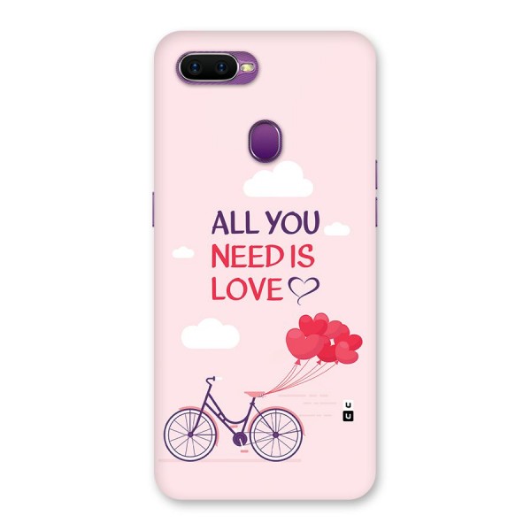 Cycle Of Love Back Case for Oppo F9