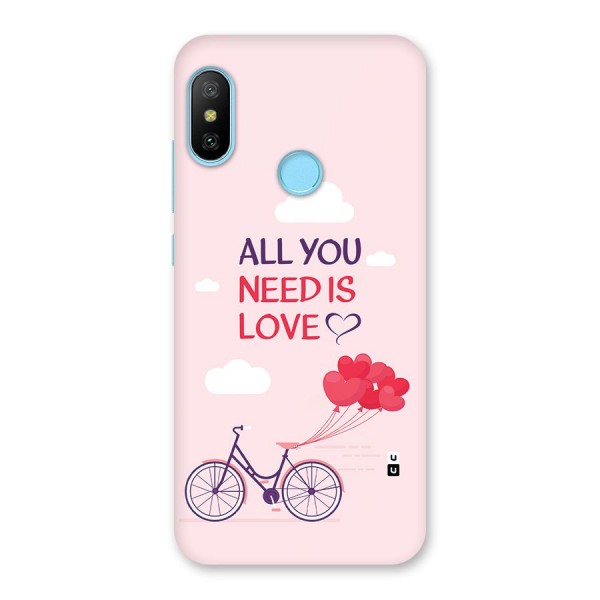 Cycle Of Love Back Case for Redmi 6 Pro