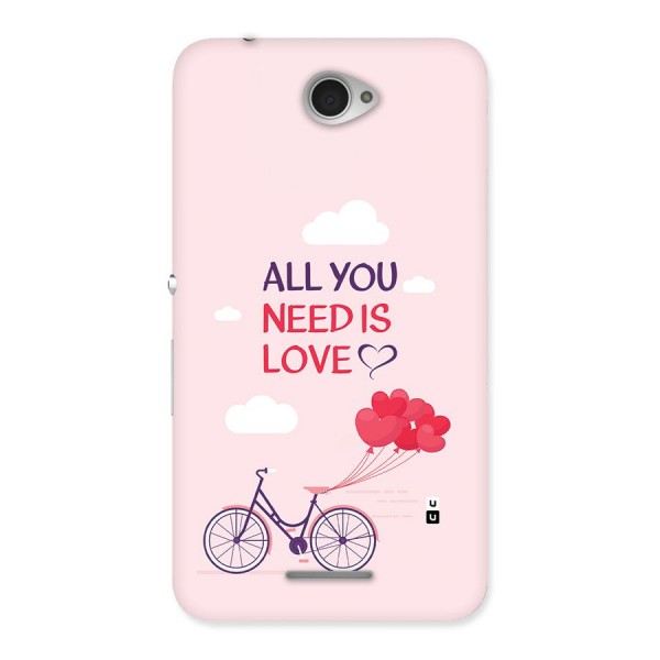Cycle Of Love Back Case for Xperia E4