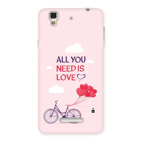 Cycle Of Love Back Case for Yureka