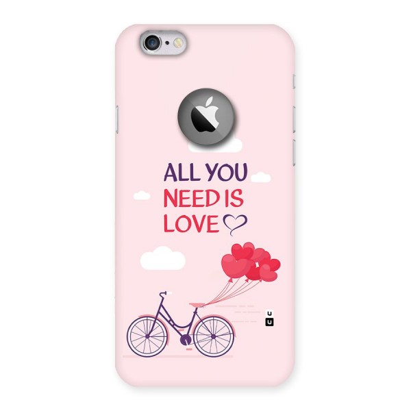 Cycle Of Love Back Case for iPhone 6 Logo Cut