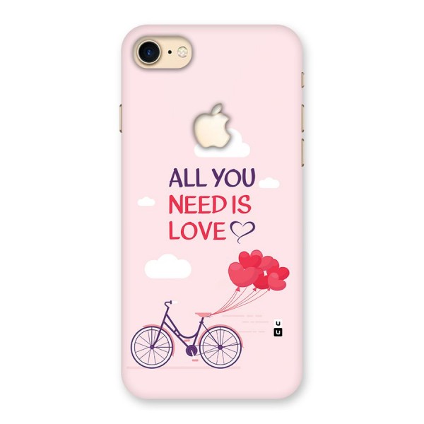 Cycle Of Love Back Case for iPhone 7 Apple Cut