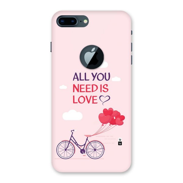 Cycle Of Love Back Case for iPhone 7 Plus Logo Cut