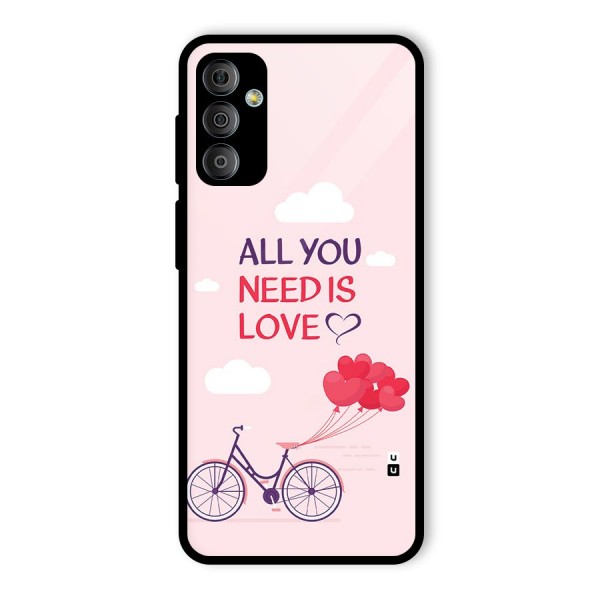 Cycle Of Love Glass Back Case for Galaxy F23