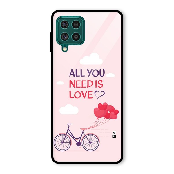 Cycle Of Love Glass Back Case for Galaxy F62