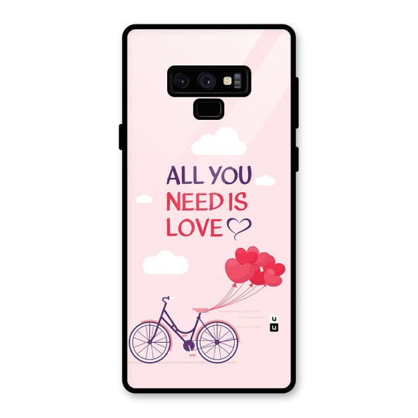 Cycle Of Love Glass Back Case for Galaxy Note 9