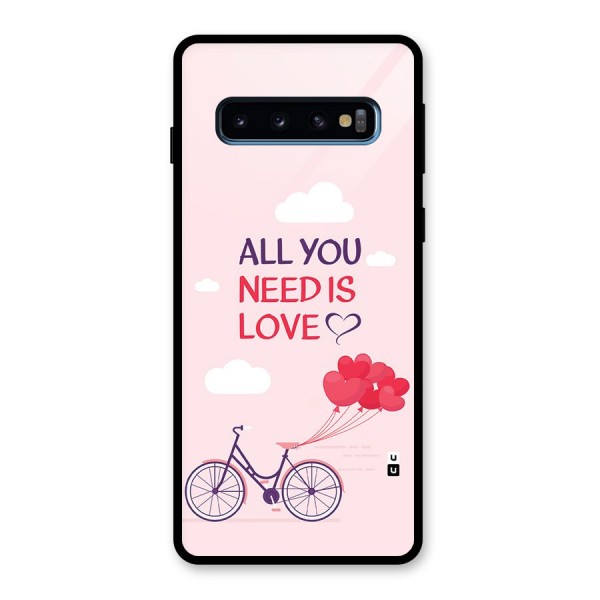 Cycle Of Love Glass Back Case for Galaxy S10