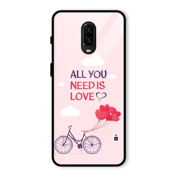 Cycle Of Love Glass Back Case for OnePlus 6T
