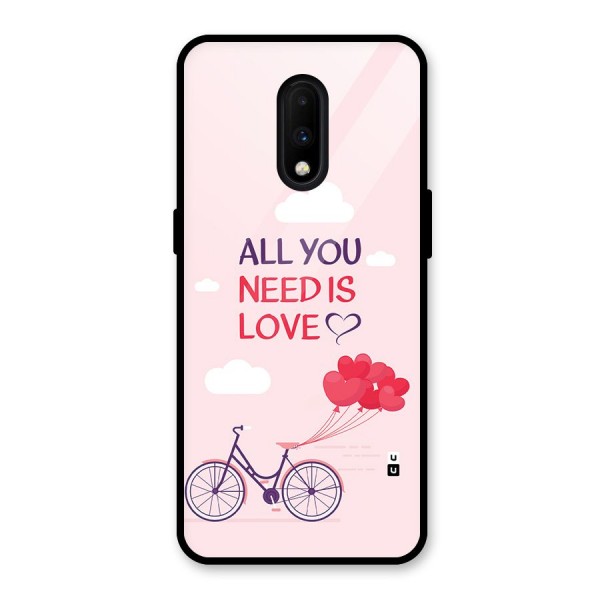 Cycle Of Love Glass Back Case for OnePlus 7