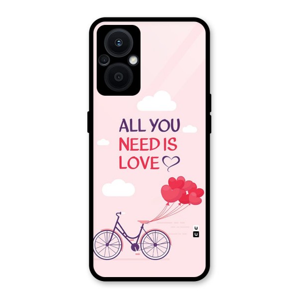 Cycle Of Love Glass Back Case for Oppo F21s Pro 5G