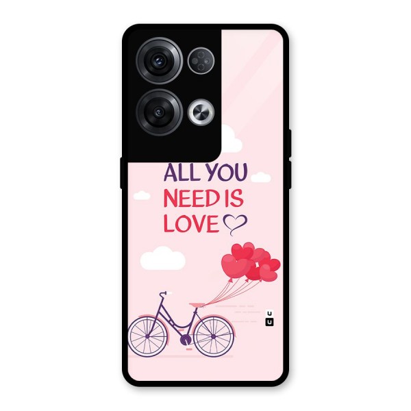 Cycle Of Love Glass Back Case for Oppo Reno8 Pro 5G
