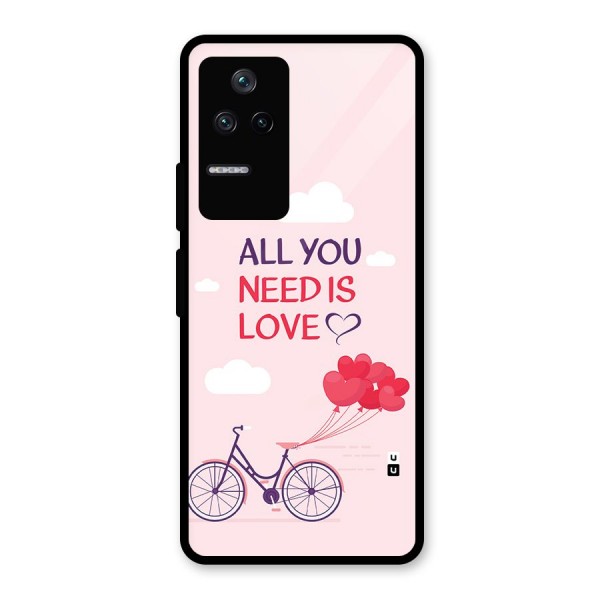 Cycle Of Love Glass Back Case for Poco F4 5G
