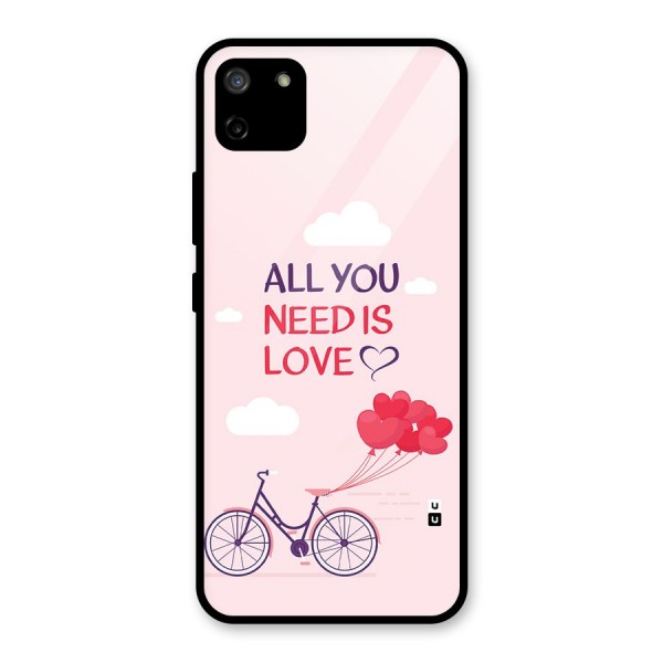 Cycle Of Love Glass Back Case for Realme C11