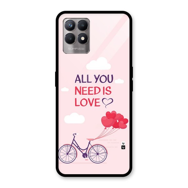 Cycle Of Love Glass Back Case for Realme Narzo 50