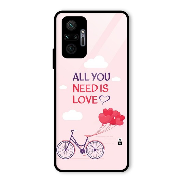 Cycle Of Love Glass Back Case for Redmi Note 10 Pro Max