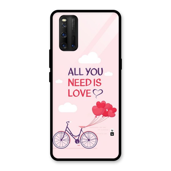 Cycle Of Love Glass Back Case for Vivo iQOO 3