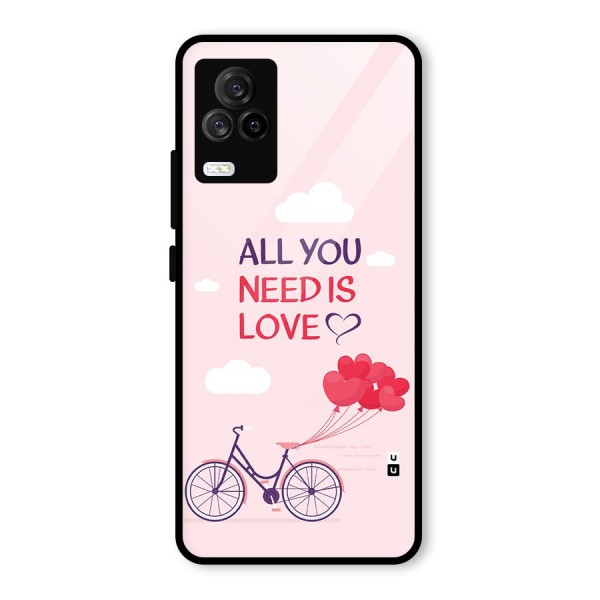 Cycle Of Love Glass Back Case for Vivo iQOO 7 Legend 5G