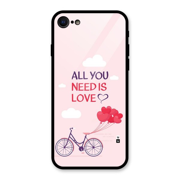 Cycle Of Love Glass Back Case for iPhone 7