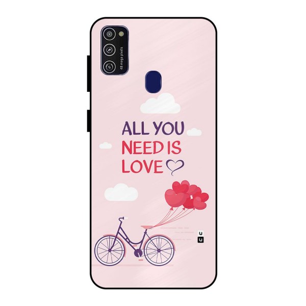 Cycle Of Love Metal Back Case for Galaxy M30s