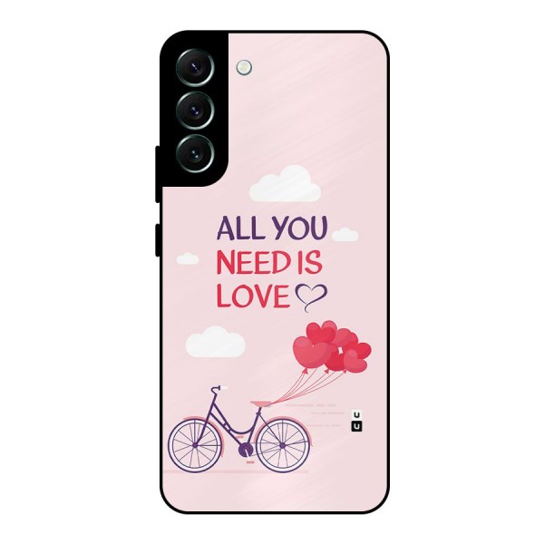 Cycle Of Love Metal Back Case for Galaxy S22 Plus 5G