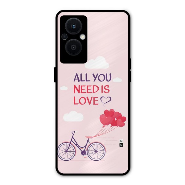 Cycle Of Love Metal Back Case for Oppo F21s Pro 5G