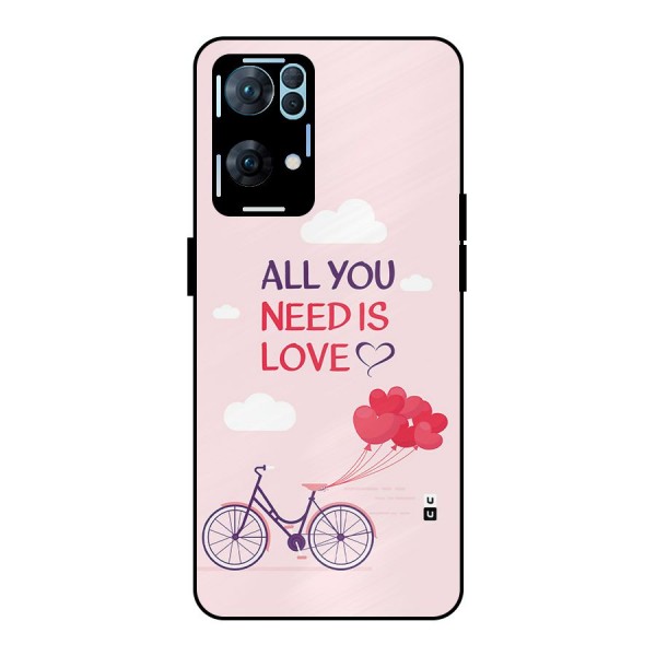 Cycle Of Love Metal Back Case for Oppo Reno7 Pro 5G