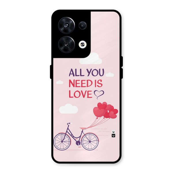 Cycle Of Love Metal Back Case for Oppo Reno8 5G