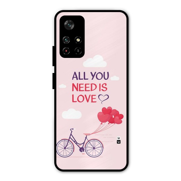 Cycle Of Love Metal Back Case for Poco M4 Pro 5G