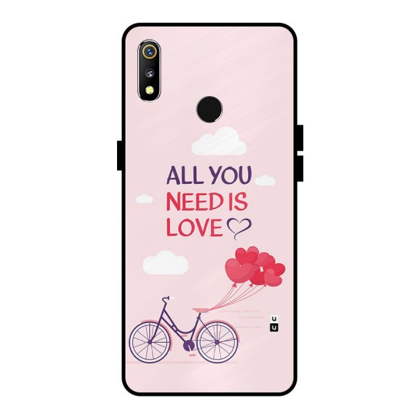 Cycle Of Love Metal Back Case for Realme 3i