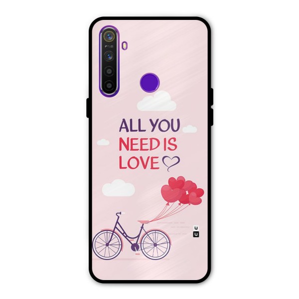 Cycle Of Love Metal Back Case for Realme 5