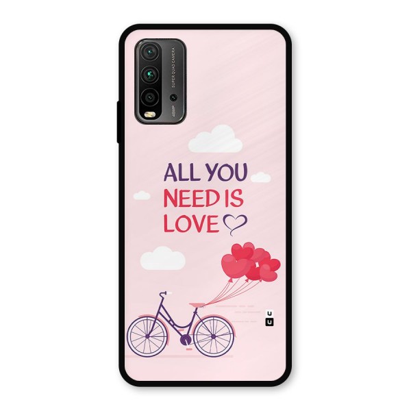 Cycle Of Love Metal Back Case for Redmi 9 Power